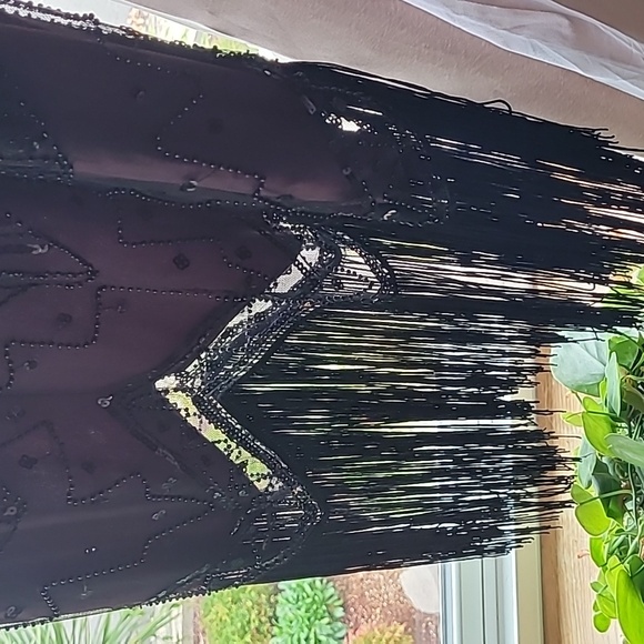 Unique Vintage Purple Flapper Dress - Picture 2 of 7